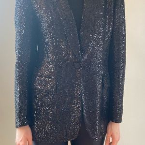 Zara Sequin Limited Edition Blazer. M